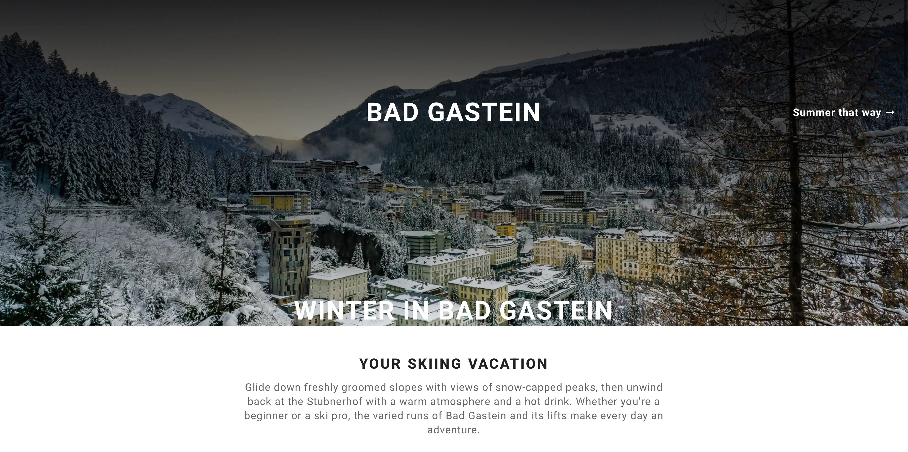 Hotel Stubnerhof Website 3